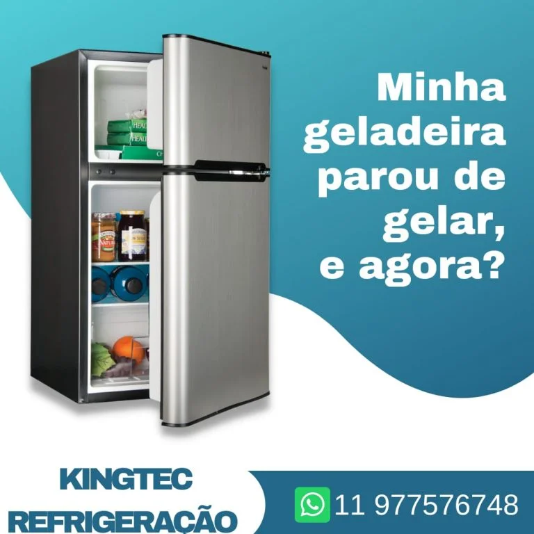 A KingTec Refrigeração realiza o melhor conserto de geladeira em Pacaembu SP